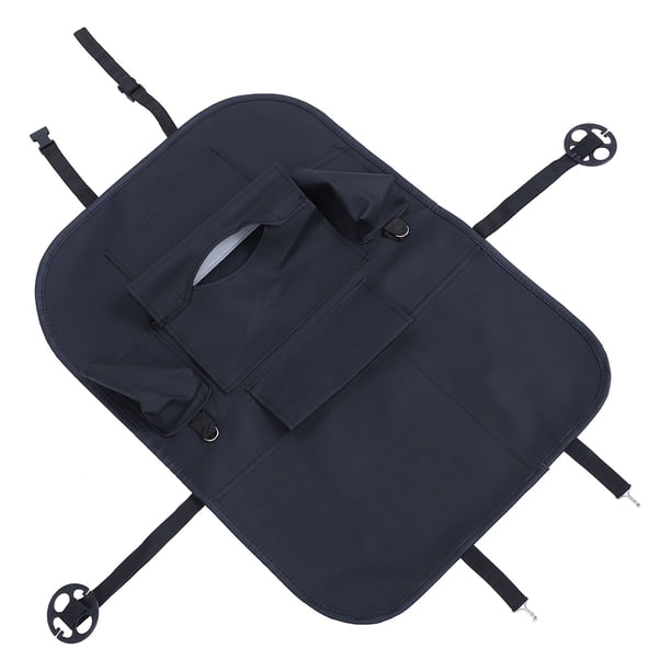 unbranded 1Ud Bolsa Organizadora Para Asiento Trasero De Auto De Cuero Con Protección Y Fácil Instalación