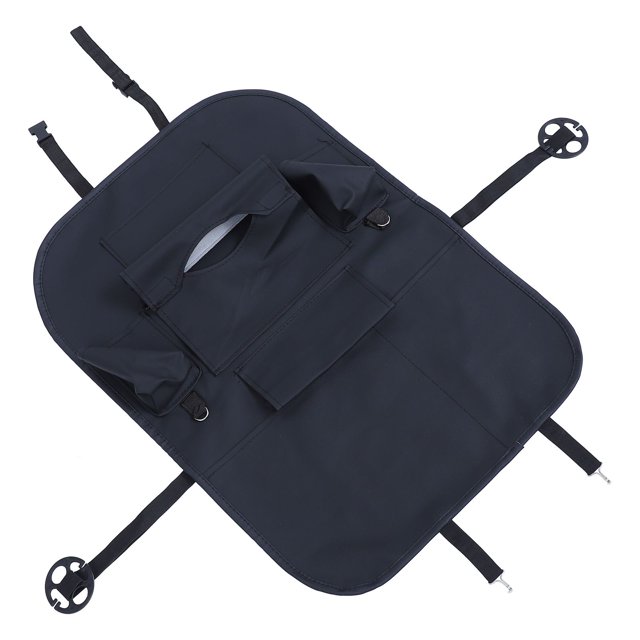 STRANDCHIC 1Pack Back Seat Car Organizer Black for Family Trips