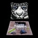 thumbnail image 5 of Kit de gancho de pestillo de animales para hacer fundas de cojín, manualidades, costura, crochet, 17 x 17 pulgadas Tigre blanco, 5 of 9