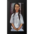 thumbnail image 2 of Modigliani, Amedeo 11x18 Black Modern Framed Museum Art Print Titled - Alice, 2 of 5