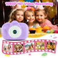 thumbnail image 3 of Cámara YEEHAO para niños 32MP doble lente Morado con pantalla de 2" y 32GB, 3 of 5