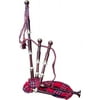Roosebeck Full Size Sheesham Chalice Style Bagpipe with Red Tartan Cover