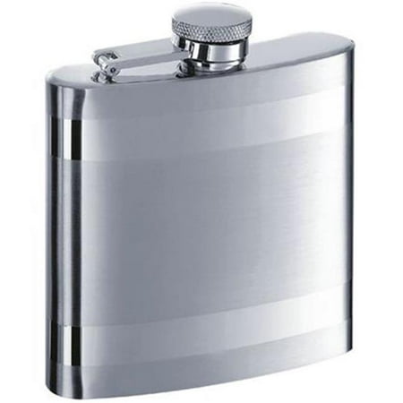 

Band Two-Tone Stainless Steel 6oz Hip Flask