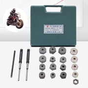FETCOI Portable Valve Seat Reamer Motorcycle Repair Displacement Cutters Valve Tool Set