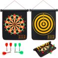thumbnail image 1 of Diana magnética para dardos ∅43*36,5 cm, juego de diana magnética con 6 dardos magnéticos, juego de dardos seguro para niños y adultos. Diana de dardos de doble cara para deportes y ocio en, 1 of 7