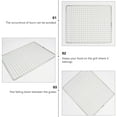 thumbnail image 2 of WHAMVOX  Baking BBQ Mesh Barbecues Accessories Grill Cooking and Rack Food Stays on The, 2 of 8