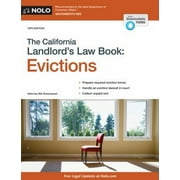 Angle View: Pre-Owned California Landlord's Law Book, The: Evictions: Evictions (Paperback) 1413326196 9781413326192