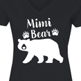 thumbnail image 4 of Inktastic Mimi Bear in White Women's V-Neck T-Shirt, 4 of 5