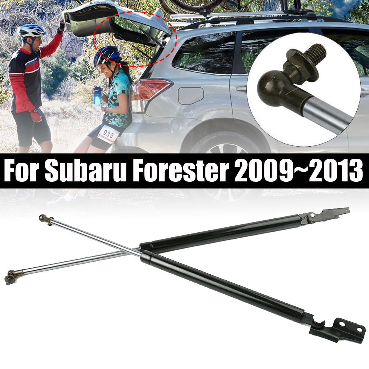 2 Pcs Car Rear Tailgate Boot Gas Struts for Subaru XV Impreza WRX 2012-2016 500mm Styling Accessories Auto Rear Trunk Gas Spring Lifter Damper Supports