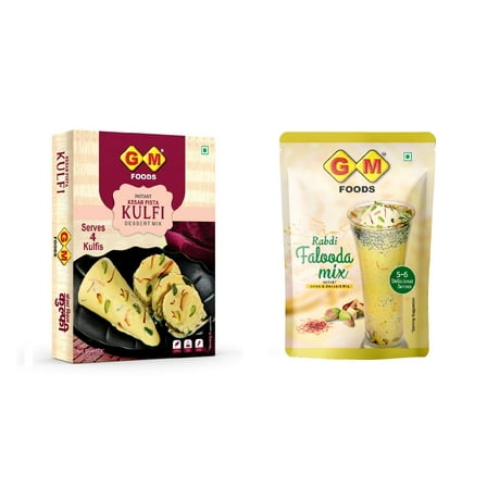 KESAR PISTA KULFI 100 GRAM AND RABDI FALOODA 160 GRAM (COMBO OF 2 )