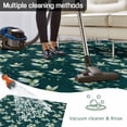 thumbnail image 5 of Green Summer Botanical Outdoor Rug for Patio/Deck/Porch, Non-Slip Large Area Rug 4 x 6 Ft, Spring Floral Birds Farmhouse Indoor Outdoor Rugs Washable Area Rugs, Reversible Camping Rug Carpet Runner, 5 of 8