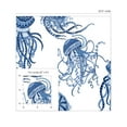 thumbnail image 3 of NextWall Blue Sapphire Jellyfish Peel and Stick Wallpaper, 3 of 8
