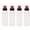 Red, variant on 350ml BBQ Sauce Basting Bottle with Silicone Brush, Measured Marinade Oil Sauce Dispenser, Refillable Grilling Brush Bottle for Kitchen BBQ