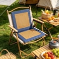 thumbnail image 5 of FEOLGEHLY 16.5x16.5in Mugwort Floss Rattan Outdoor Chair Cushions, Ice Silk Breathable Outside Cooling Mat Chair Pads, Non-Slip Washable Car Seat Cushion for Summer Home Office Indoor Use, 5 of 7