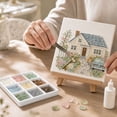 thumbnail image 2 of Sea Glass Art Kit, Our First Home Mosaic Craft with House Key Design for DIY Keepsake Home Decor, 5.91 in, 2 of 4