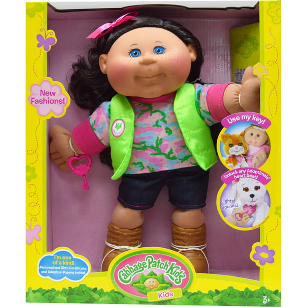 Cabbage Patch Kids Adventure Doll, Brown Hair/Blue Eye Girl 