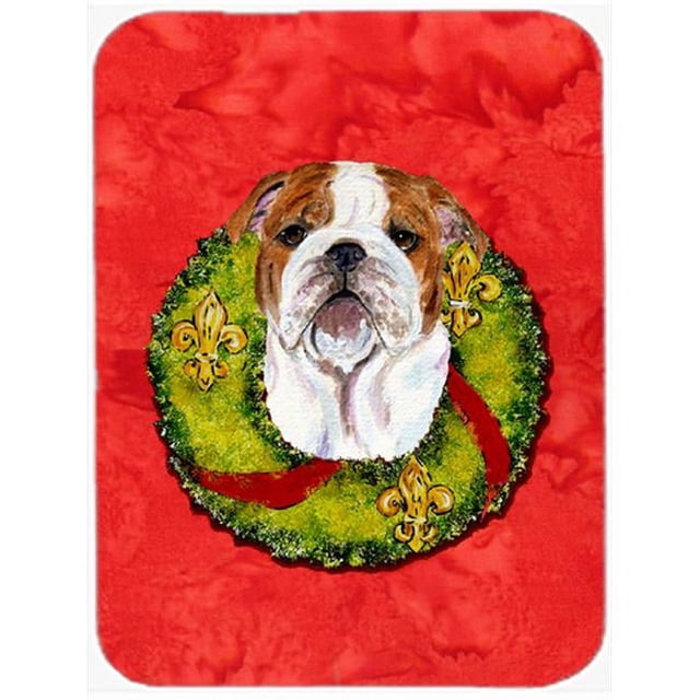 Carolines Treasures SS4174LCB Bouledogue Anglais- Planche à Découper en Verre - Grand