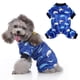 thumbnail image 4 of Pijamas de poliéster para mascotas suéter cálido de invierno suave ropa de mono para perros (azul M) JShteea Libre de BPA, 4 of 9