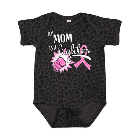 

Inktastic My Mom is a Fighter- Breast Cancer Awareness Gift Baby Boy or Baby Girl Bodysuit