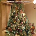 thumbnail image 4 of 2 Rolls Red Mesh Ribbon, Christmas Deco Mesh 10 Inch x 30 Feet Each Roll, Metallic Red with Foil Ribbon for Christmas Tree Decorations Halloween Party Decor Crafts Wreaths,Marrón, 4 of 7