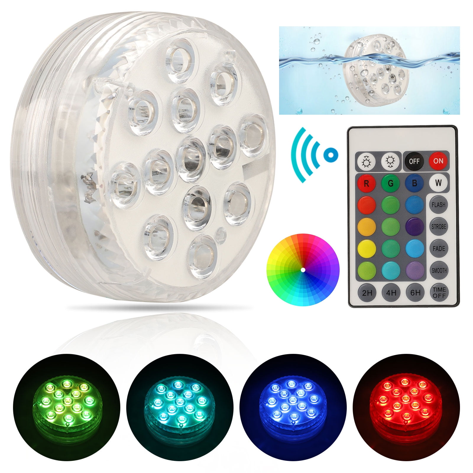 submersible led lights with remote control