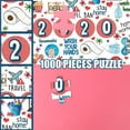 thumbnail image 1 of VONKY 1000PCS/Set Jigsaw for Adults Kids Paper Pieces Exercise Memory Relieve Stress Toy, 1 of 6