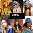 thumbnail image 5 of Diademas Bandas para el cabello de yoga con cubierta para la boca Bandas para la cabeza anchas elásticas Turbante elástico Diadema de tela Envolturas para la cabeza Moda MFZFUKR CPB-DE-LYY864-7, 5 of 5