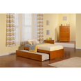 thumbnail image 3 of Atlantic Furniture Concord Twin XL Platform Panel Bed with Trundle in Caramel, 3 of 7