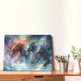 thumbnail image 4 of Naloa Ink Style Wave Dragon Print Canvas Picture,Wall Pictures, Modern Decorative Poster,Art Prints for Bedroom, Toilet, 40 x 30 cm, Built-in Wooden Frame, 4 of 6