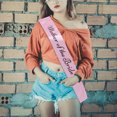 thumbnail image 4 of CRILSTYLEO Sash De Fiesta Para Novia En Satén Multicolor Ideal Para Despedida Y, 4 of 7