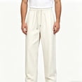 thumbnail image 5 of hotojiny Men's Athletic Pants with Pockets Breathable Mesh Drawstring Elastic Waist Quick Dry Lightweight Pants for Big and Tall, 5 of 5