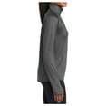 thumbnail image 3 of Yellow Rooster Women's Sport Wick Stretch 1/2 Zip Pullover Charcoal Grey Heather XL, 3 of 7