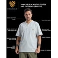 thumbnail image 4 of Men's Loose Fit Heavyweight Short-Sleeve Pocket Work Henley T-Shirt (Regular&Tall), 4 of 8