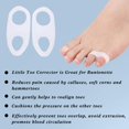 thumbnail image 5 of 2 Pairs New Silicone Gel Little Toe Valgus Corrector Hallux Valgus Separator Straightener, 5 of 5