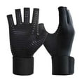 thumbnail image 1 of Guardurnaity 1 par de guantes de entrenamiento para el cuidado de la salud, guantes de entrenamiento tejidos, suaves y cómodos, guantes de tela guantes y mitones Negro S, 1 of 6