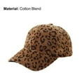 thumbnail image 3 of Cheers.US Fashion Leopard Print Baseball Cap Cotton Embroidered Cap Vintage Dad Hat, 3 of 5