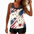 thumbnail image 2 of 4th Of July Two Piece Tankini Swimsuit for Women 2026 Tummy Control Full Coverage Bathing Suits, 2 of 7