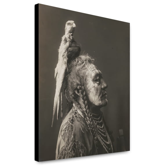 Canvas Print: Two Whistles A--Apsaroke, 1908