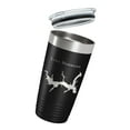 thumbnail image 3 of Lake Manassas Map Tumbler Travel Mug Insulated Laser Engraved Coffee Cup Virginia 20 oz Black, 3 of 5