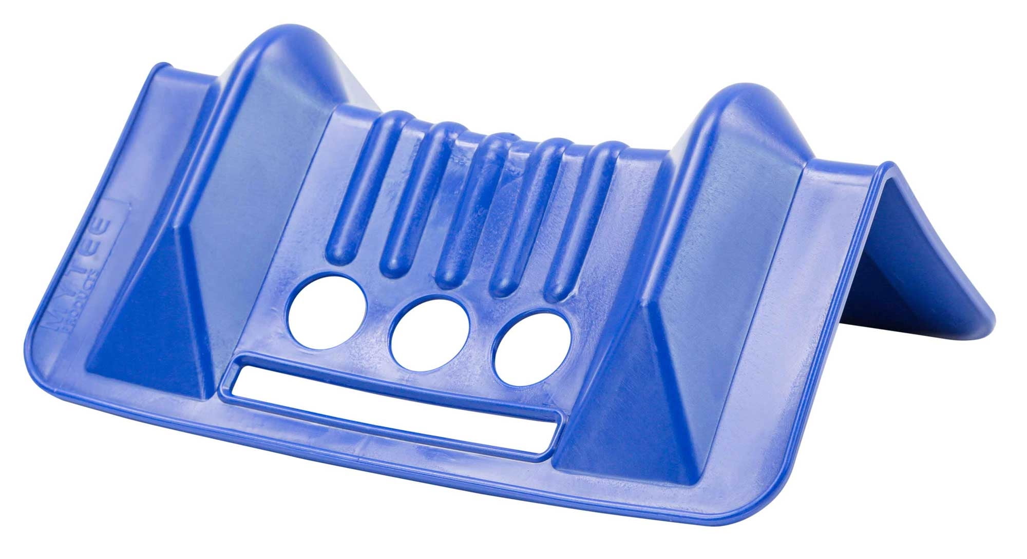 (10 Pack) 4" x 4" x 10" Blue Corner Protector V Shaped Flatbed Edge Guards with Carrying Case - Cargo Load Corner Edge Protector and Tie-Down Strap Guard for Flatbed