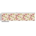 thumbnail image 2 of Floral Fabric by the Yard, Rhythmic Singing Birds Rose Flowers Leaves on Pastel Colored Backdrop, Upholstery Fabric for Dining Chairs Home Decor Accents, Cream Pink by Ambesonne, 2 of 4