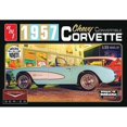 thumbnail image 2 of AMT 1015 1:25 1957 Chevy Corvette Convertible White Plastic Model Kit, 2 of 2