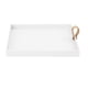 thumbnail image 1 of Bandeja de servir Bandeja para servir de 8x8 pulgadas con de material cuero Moderno Elegante Simple Creativo Resistente decorativo para cosméticos Misceláneas Magideal Bandeja de servir, 1 of 7