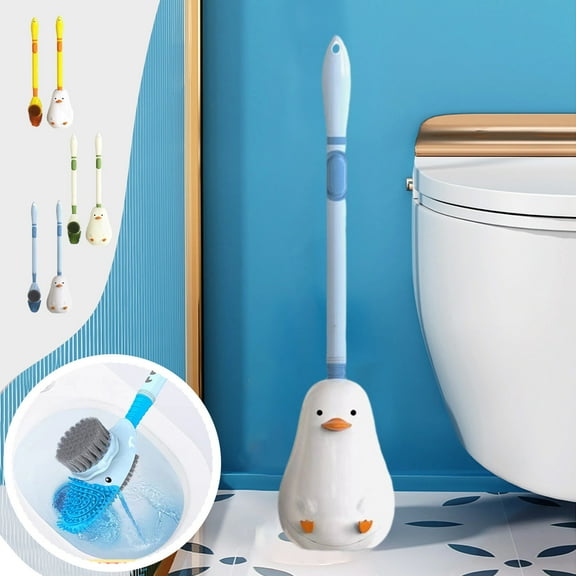 Toilet Brush and Holder Set with Drip Tray | Toilet Bowl Brush & Toilet Bowl Cleaner Brush Combo | Bathroom Cleaning Organizer | Strong Bristles | Easy Maintenance | Xuniizn
