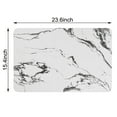 thumbnail image 3 of J&V TEXTILES Marble 24x15 Stone Bath Mat Diatomaceous Earth Shower Mat Non-Slip Super Absorbent Diatomite for Bathroom Floor Quick-Drying Easy to Clean White Marble, 3 of 9
