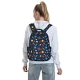 thumbnail image 5 of Yiaed Space Cartoon Print Lightweight Backpack Travel Backpacks Hiking Daypack for Women Men, 5 of 5