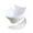 White, variant on YOTQUSKI Cat Bowls Elevated Tilted, Dog Food Bowls, Raised Cat Food Bowls, Anti Vomiting Tilted, Cat Bowls Elevated Tilted Whisker Friendly
