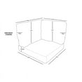 thumbnail image 2 of High Back Cushion Set for MIAMI-09b, 2 of 2