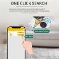 thumbnail image 2 of Wireless GPS Tracker BT Smart Tracker for Pets/Keys/Bags APP Control Item Locator BT Selfie Shutter Two-way Notification, Pink, 2 of 5