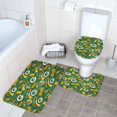 thumbnail image 3 of Juego de alfombras de baño de 3 piezas del equipo Packers de GBP Alfombra antideslizante para baño de 31,5 x 20 pulgadas, 3 of 7